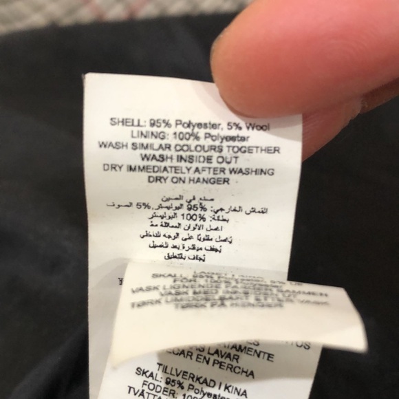 Missguided Peacoat Pea Coat Size US 10 Tan Houndstooth - Picture 6 of 10